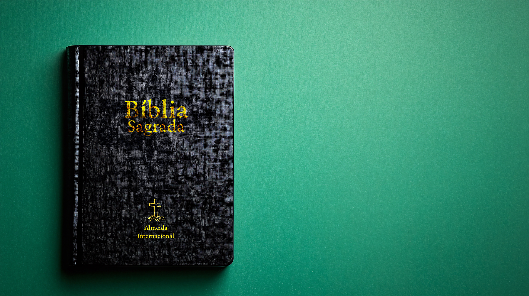 Almeida Internacional — Bible on green background